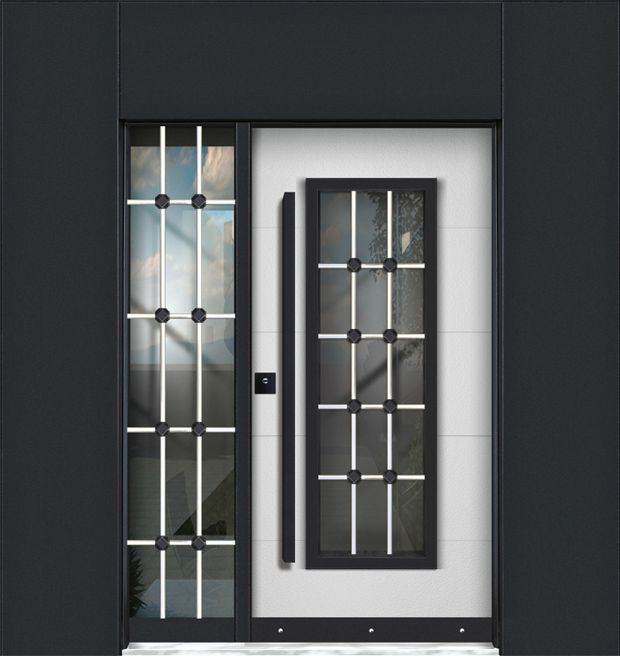 Kompozit yüzey yavru kanatlı bina çelik kapısı