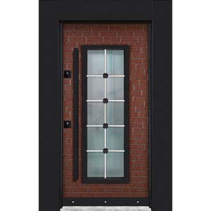 BİNA GİRİŞ Kompozit yüzey yavru kanatlı bina çelik kapısı