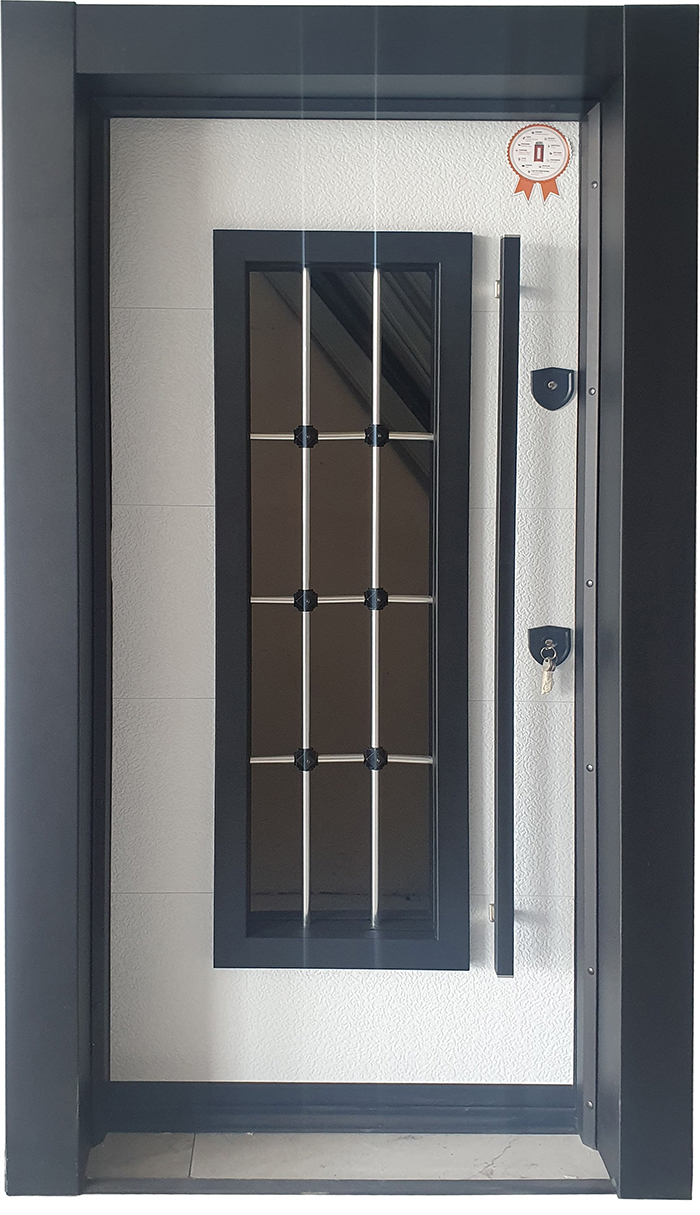 Kompozit yüzey yavru kanatlı bina çelik kapısı