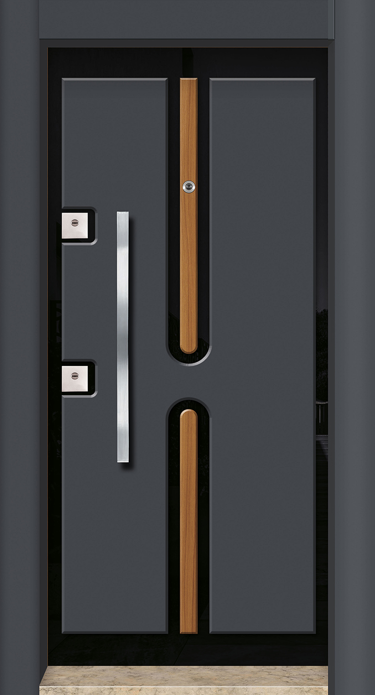 Kabartma yüzey çelik kapı