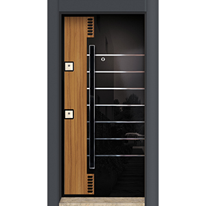 Kabartma PVC kabartma yüzey çelik kapı