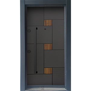 Laminoks Laminoks yüzeyli daire çelik kapısı