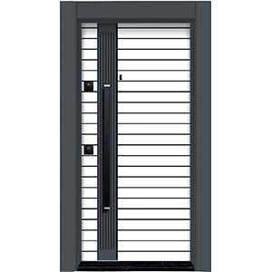 Laminoks Laminoks yüzeyli daire çelik kapısı