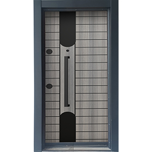 Laminoks Laminoks yüzeyli daire çelik kapısı