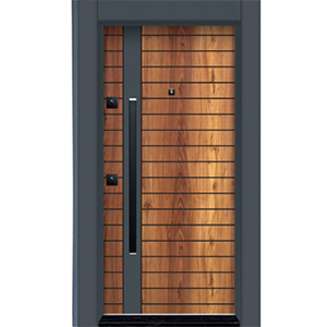 Laminoks Laminoks yüzeyli daire çelik kapısı