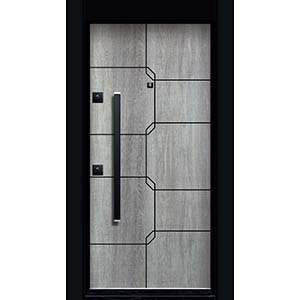 Laminoks Laminoks yüzeyli daire çelik kapısı