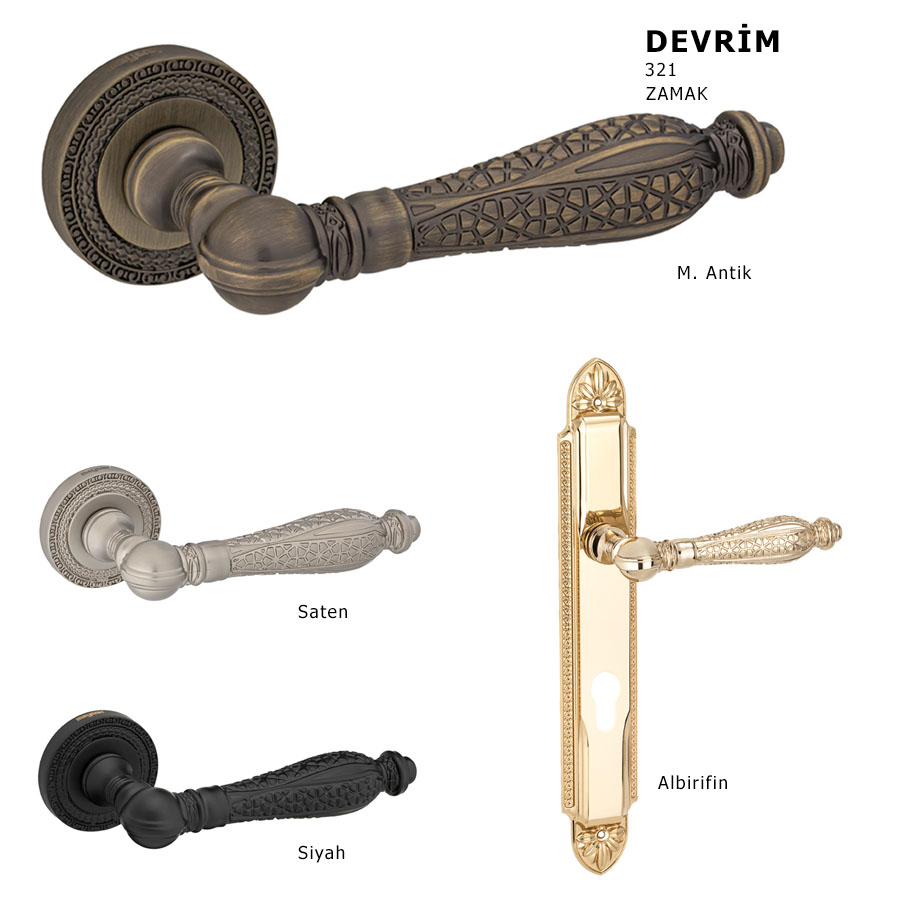 Devrim - Zamak Antik Kapı Kolu