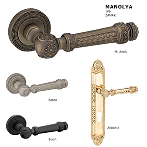Kol Manolya - Zamak Antik Kapı Kolu