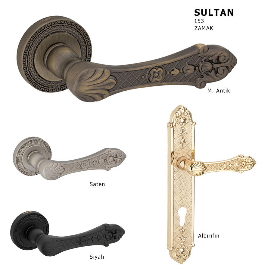 Sultan - Zamak Antik Kapı Kolu