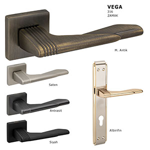 Kol Vega - Zamak Antik Kapı Kolu