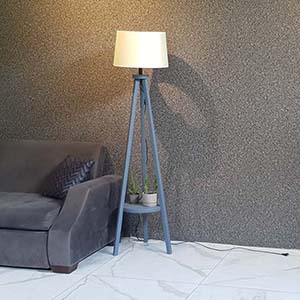 Ensa Talas Ahşap 3 Ayaklı Sehpalı Lambader - Antrasit modelleri, fiyatı