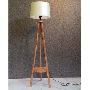 Ensa Talas Ahşap 3 Ayaklı Sehpalı Lambader - Şeffaf modelleri, fiyatı