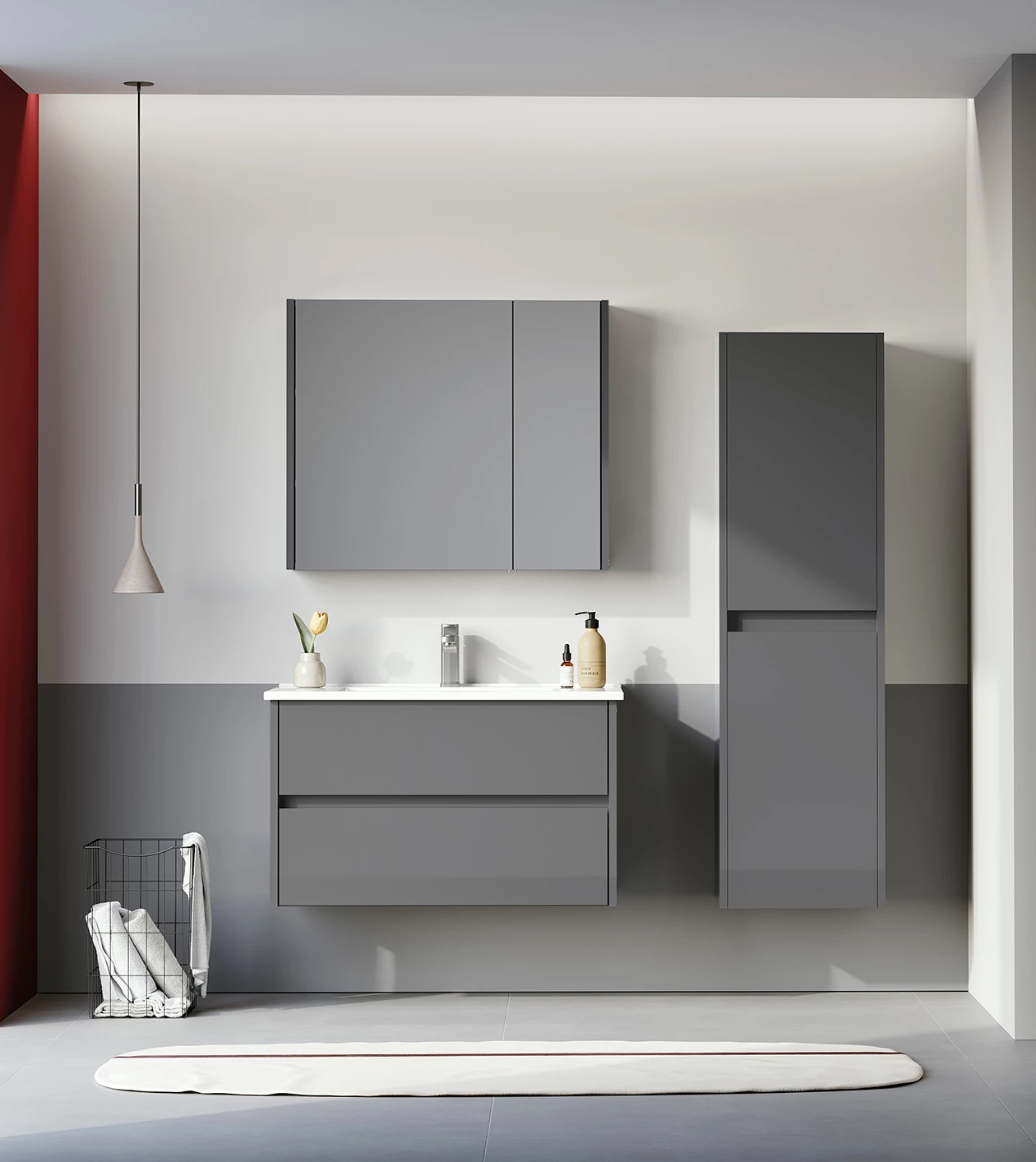 Klasik Banyo Dolabı Arno