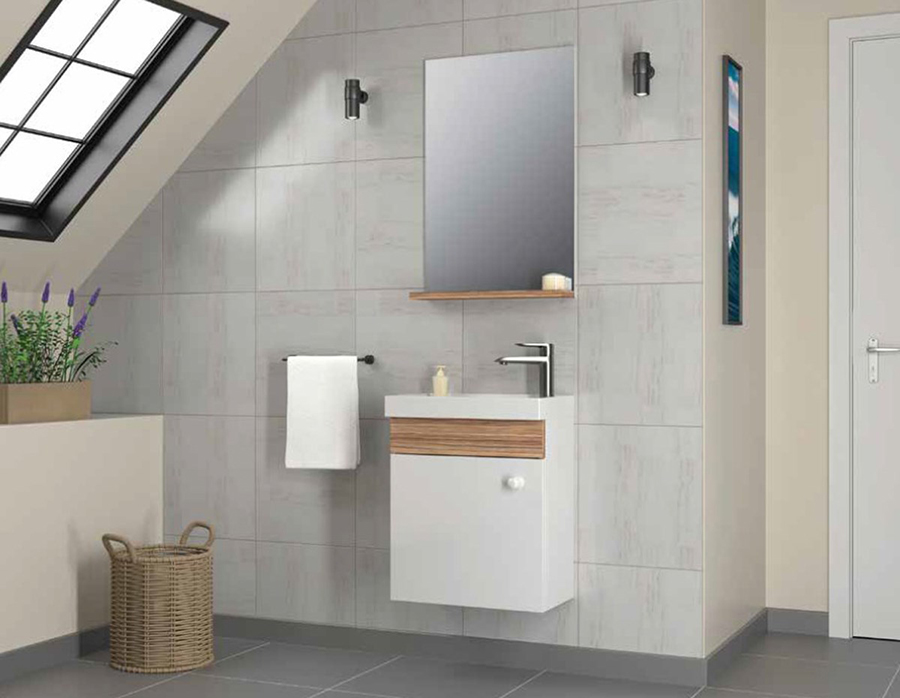 Klasik Banyo Dolabı, Lipari, Elmas